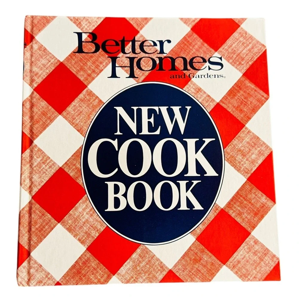 Better Homes and Gardens New Cook Book 1982 Vintage Gingham Plaid Hardcover